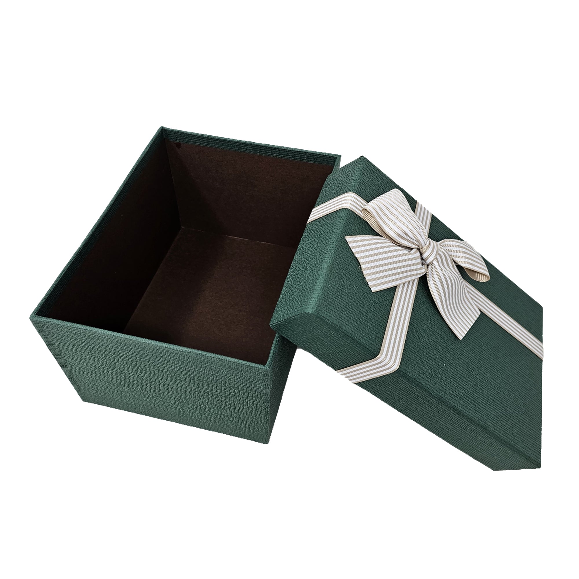 Wholesale Luxury Green Deep Rigid Gift Box with Bow