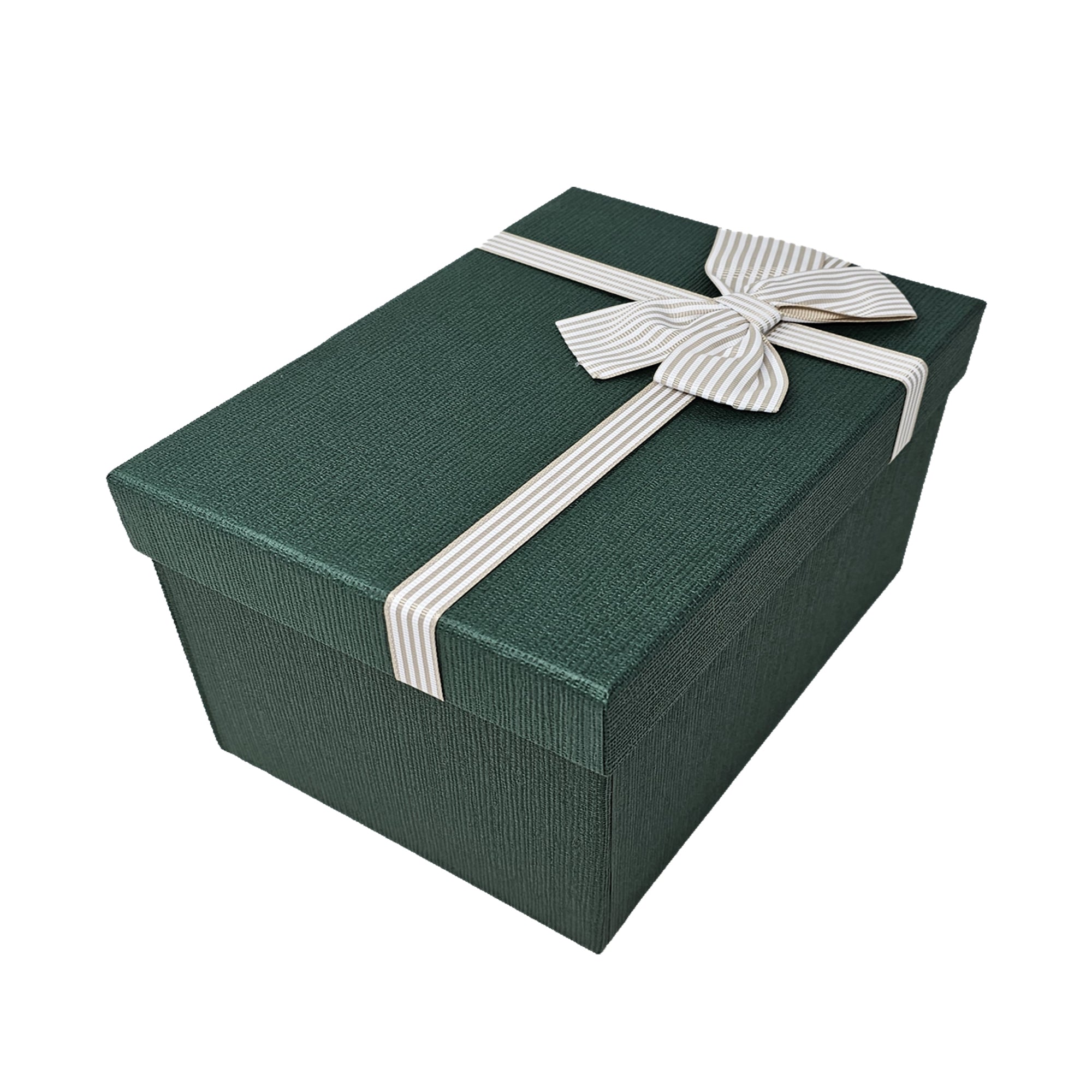 Wholesale Luxury Green Deep Rigid Gift Box with Bow