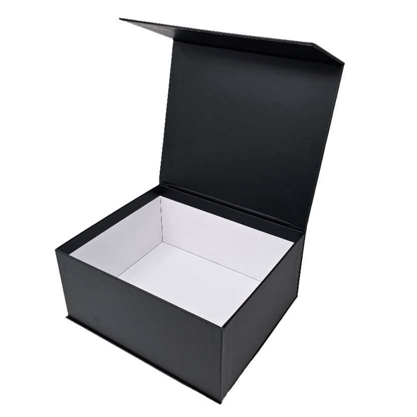 Wholesale Luxury Black Rectangular Rigid Magnetic Gift Box