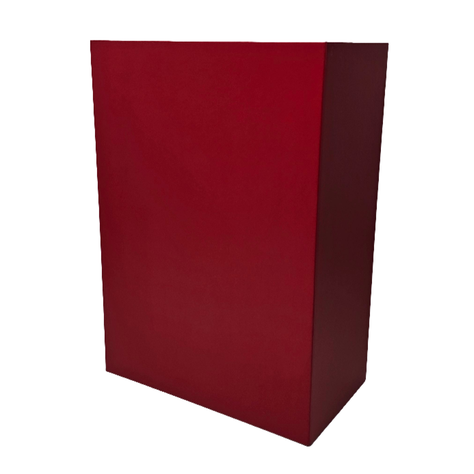 Wholesale Luxury Red Rectangular Rigid Magnetic Gift Box