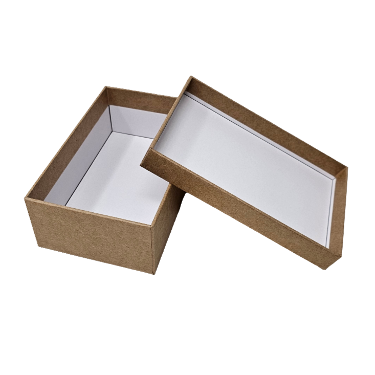 Luxury Natural Kraft Lid & Base Rigid Stacking Gift Box