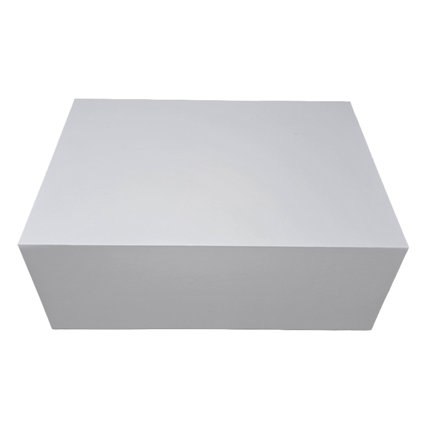 Wholesale Luxury White Rectangular Rigid Magnetic Gift Box