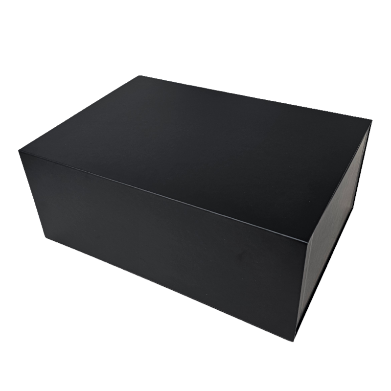Wholesale Luxury Black Rectangular Rigid Magnetic Gift Box