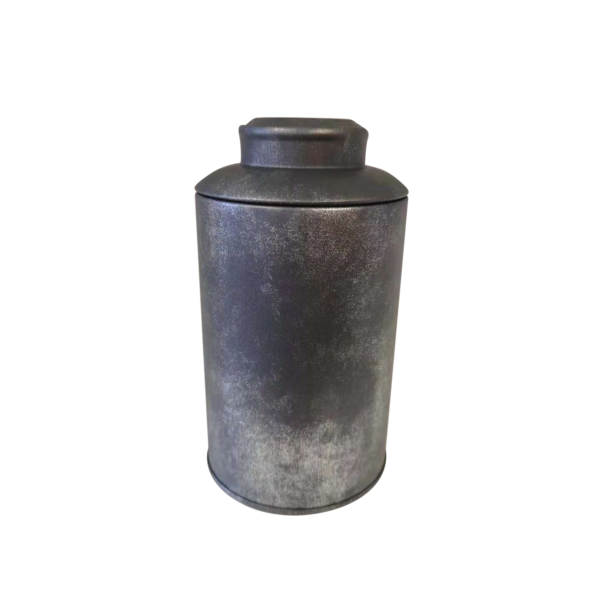 Round Tea Coffee Tin With Dome Slip Lid