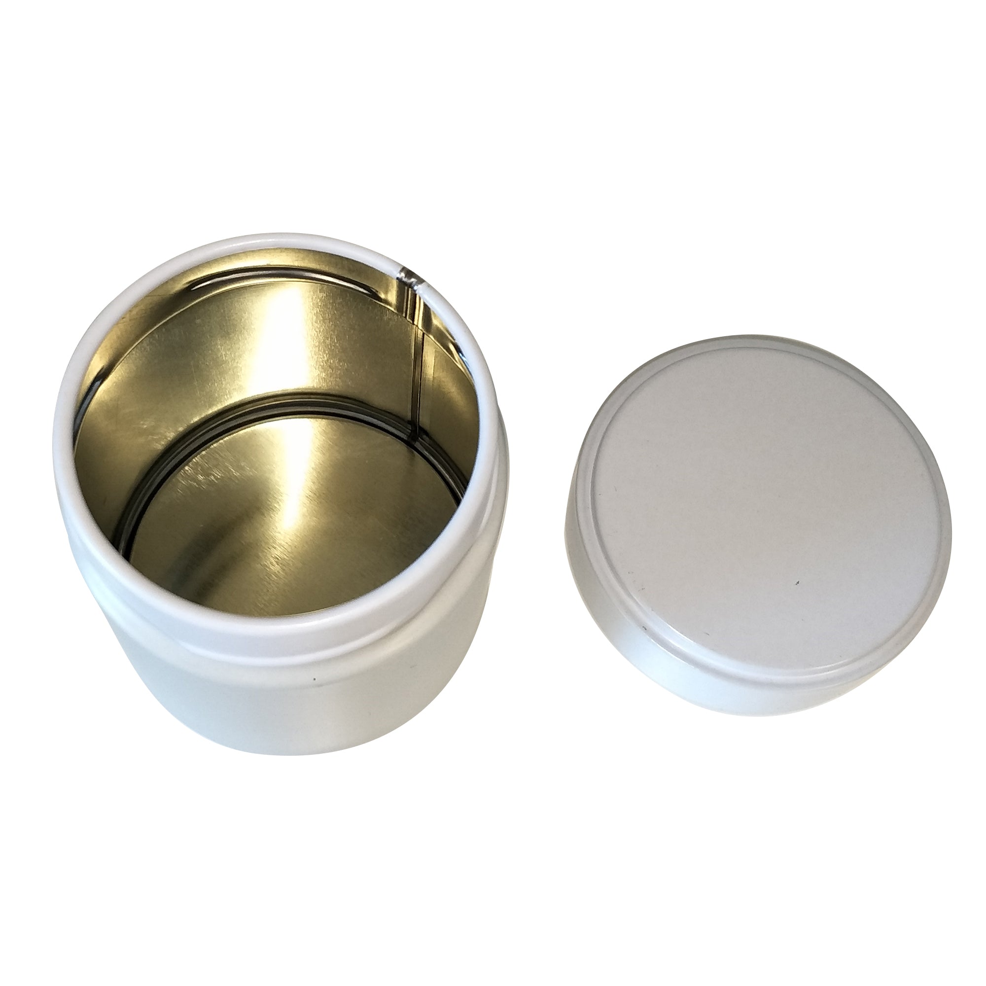 Luxury Round Matcha Tea Tin With Screw Lid