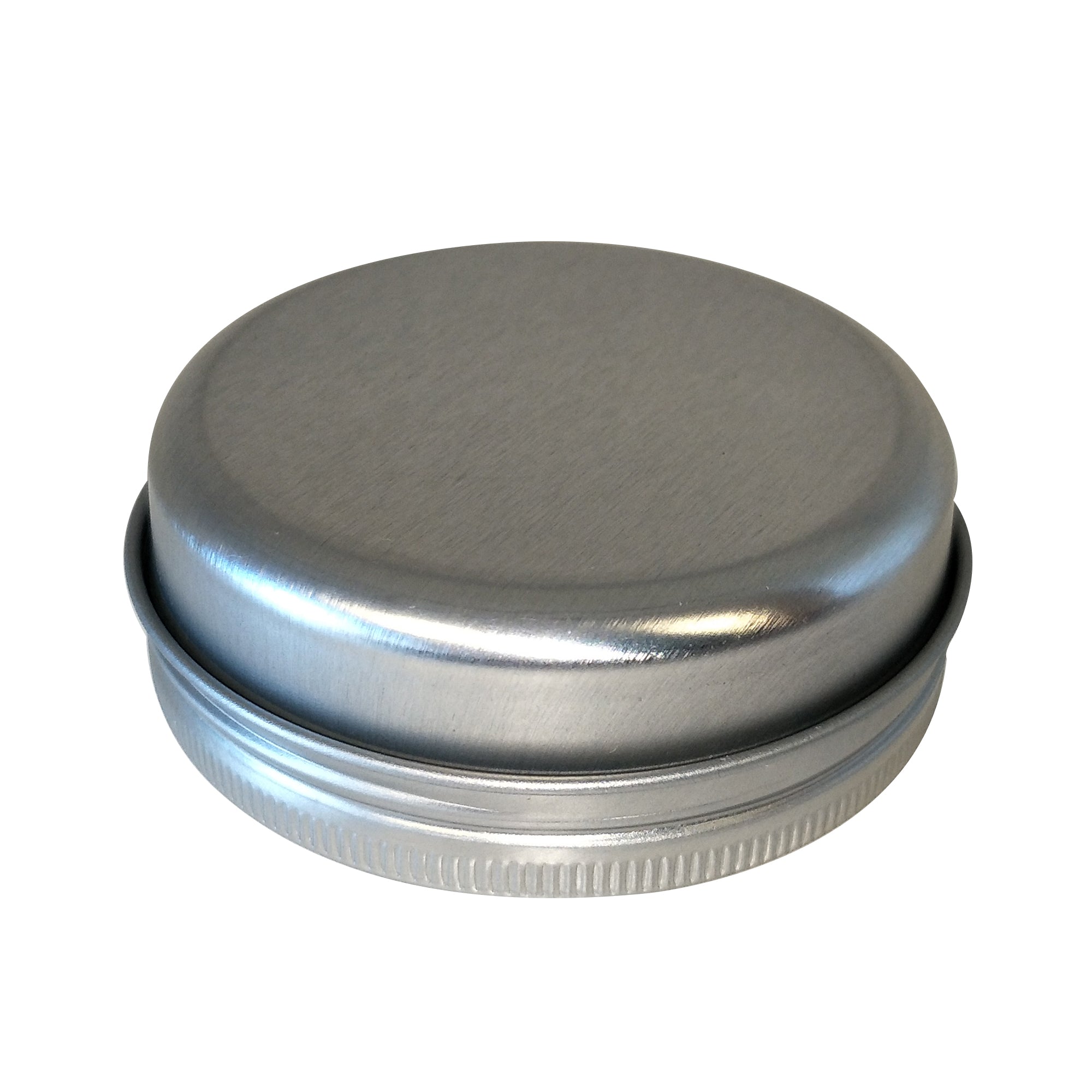 Wholesale Sliver and Gold Round Seamless Tin With Screw Lid