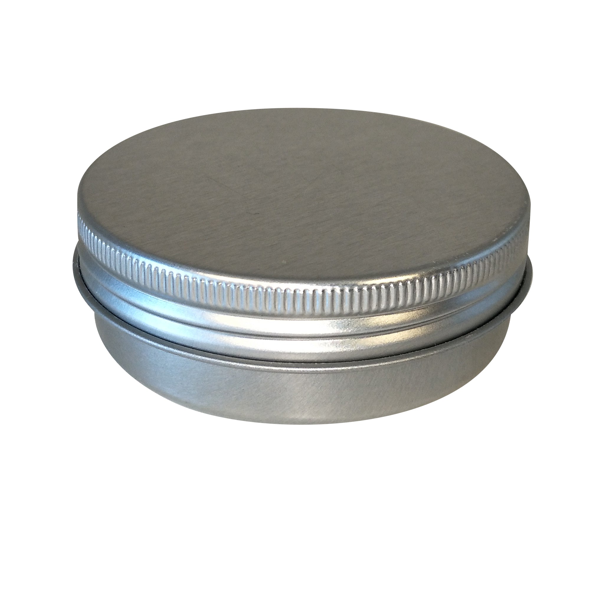 Wholesale Sliver and Gold Round Seamless Tin With Screw Lid