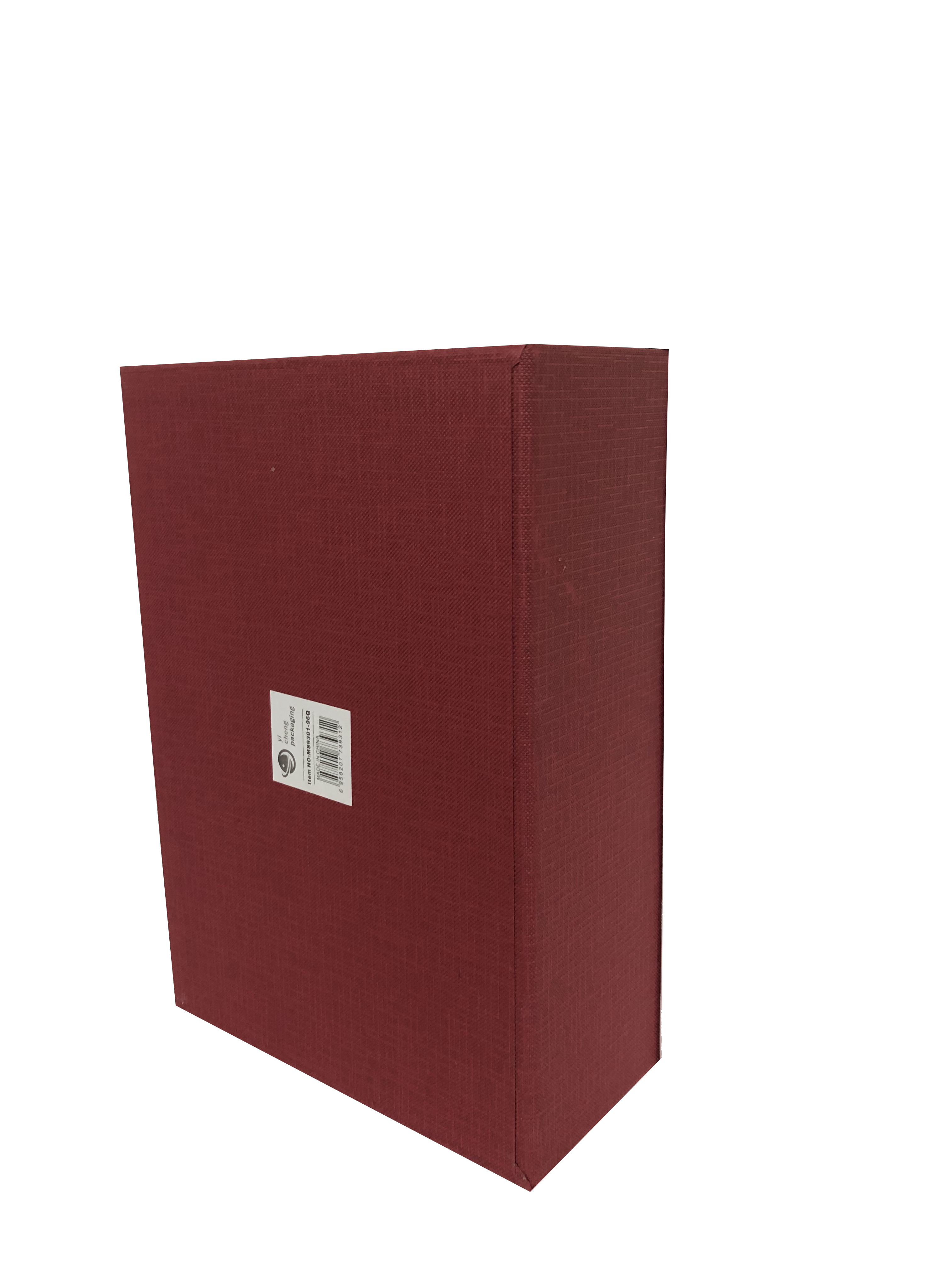 Rechteckige Geschenkbox aus Papier mit Schleife