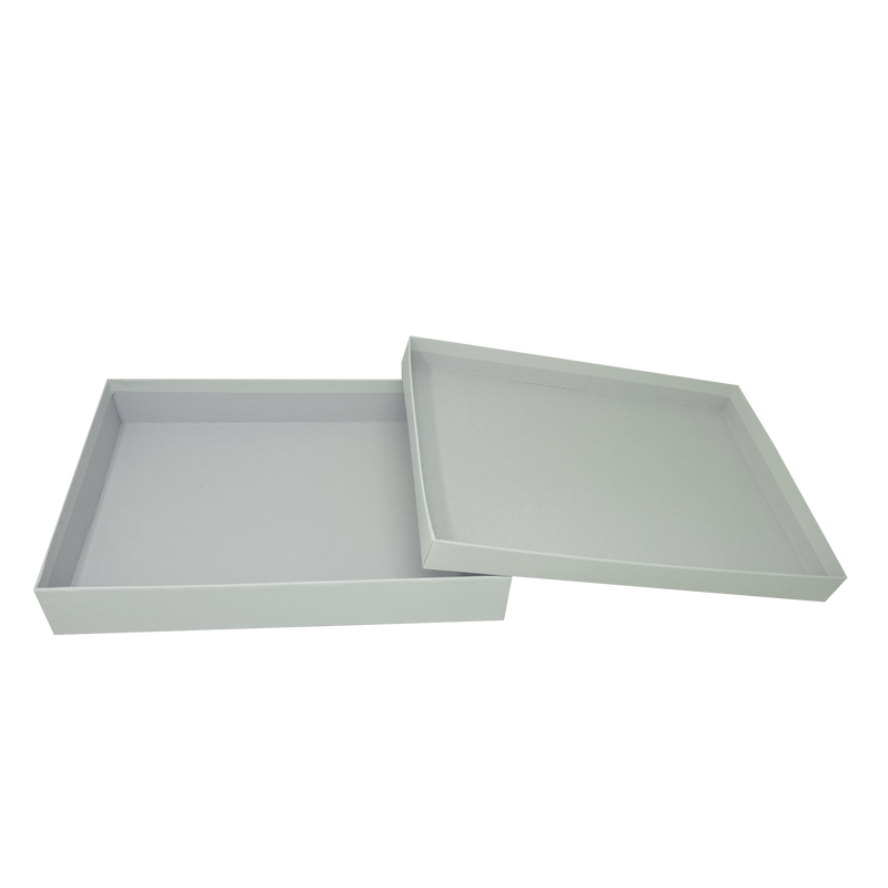 A4 Shallow White Rigid Gift Box with Lift Off Lid