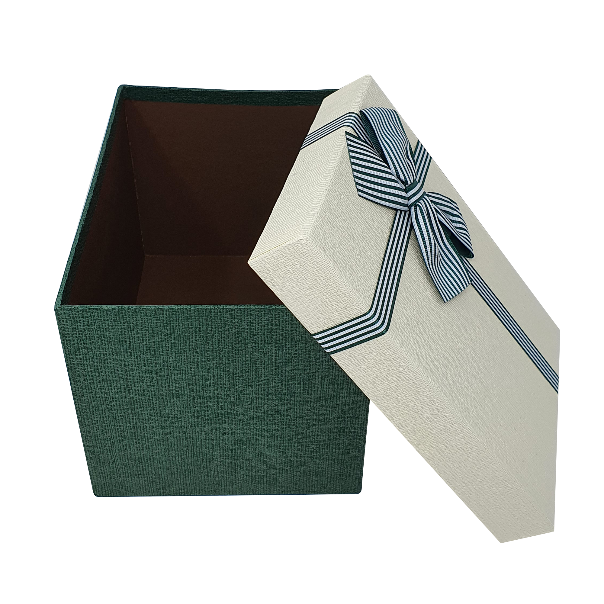 Wholesale Luxury Green Deep Rigid Gift Box with Bow