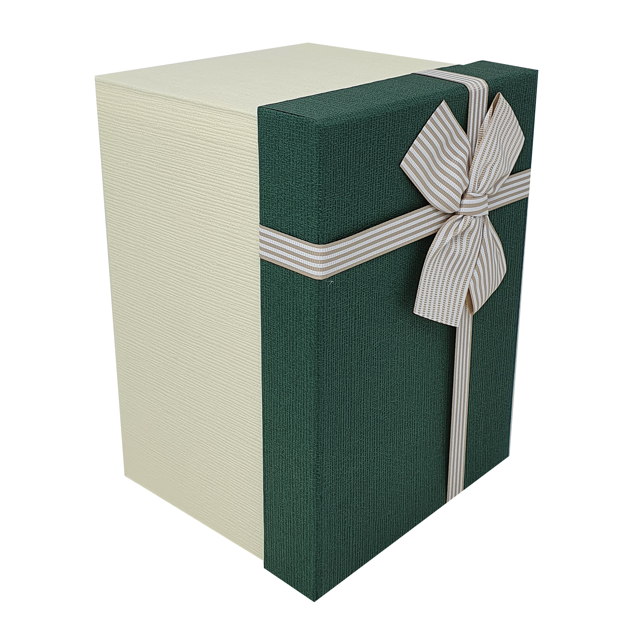 Wholesale Luxury Green Deep Rigid Gift Box with Bow