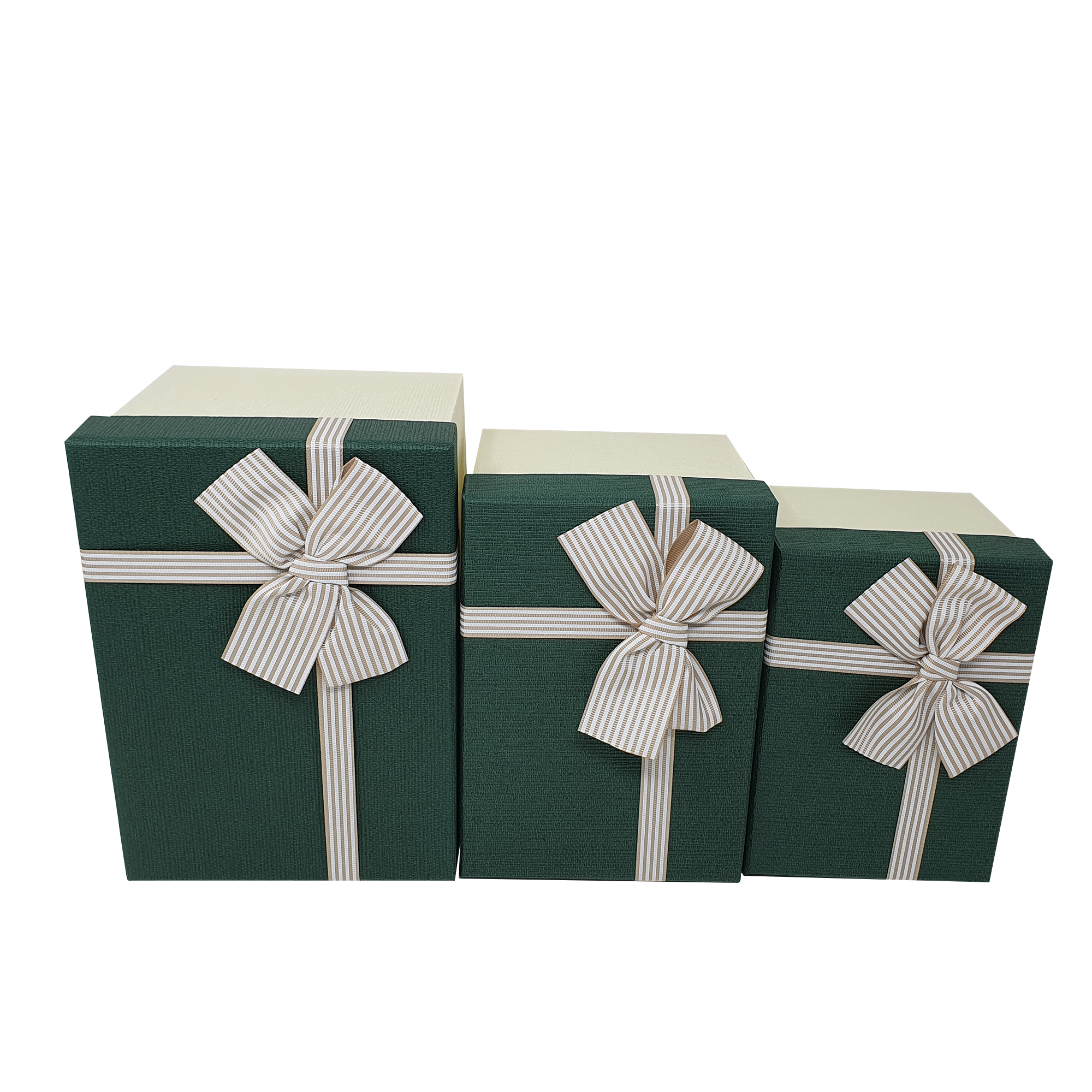 Wholesale Luxury Green Deep Rigid Gift Box with Bow