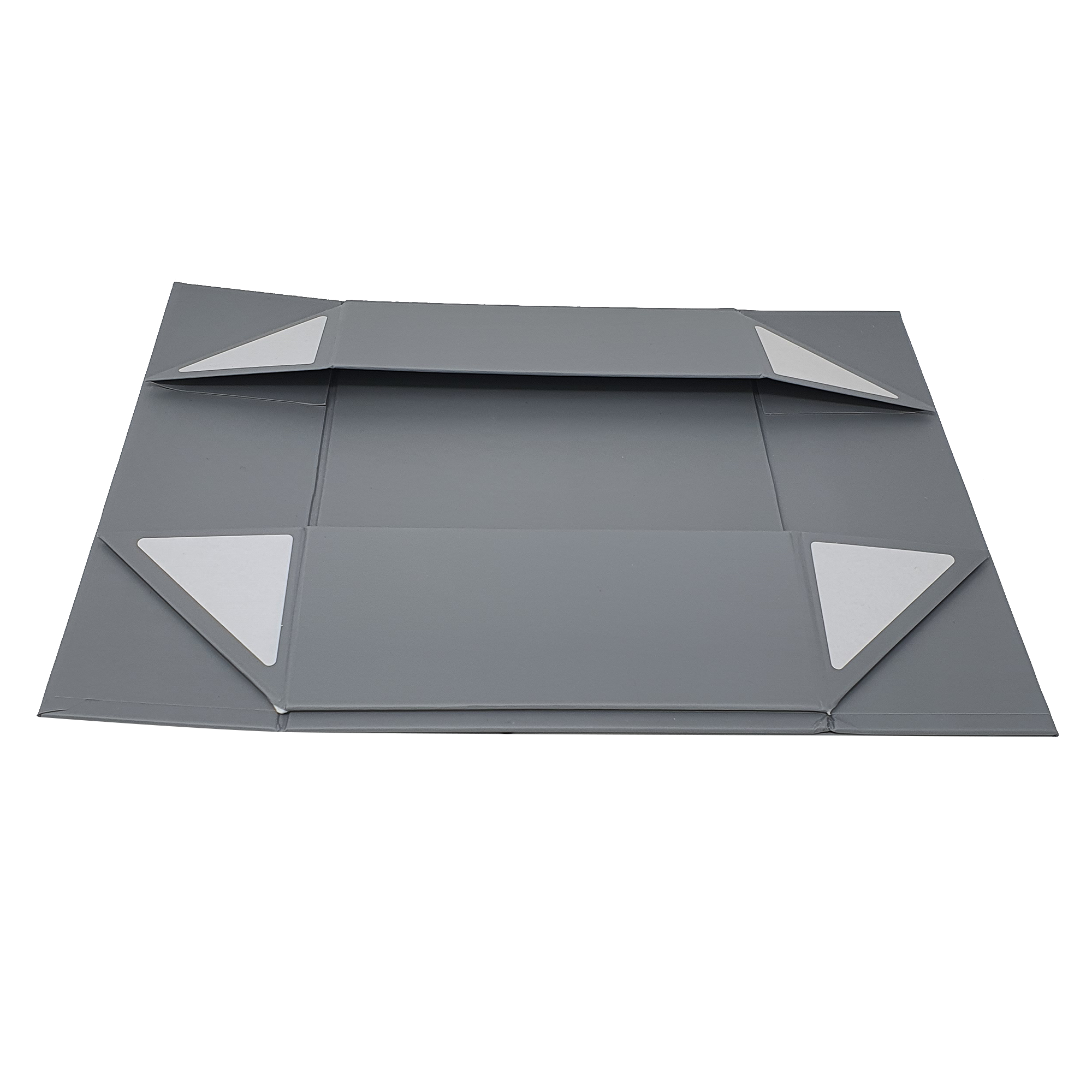 Wholesale A4 Size Silver Grey Folding Magnetic Gift Box