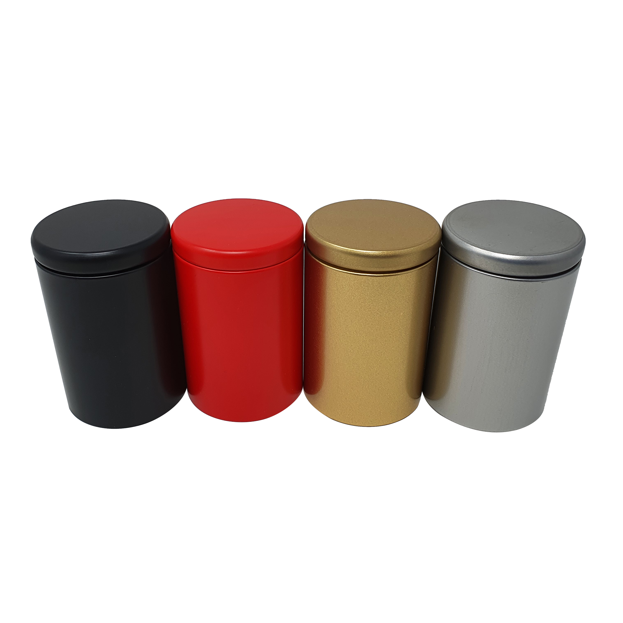 Mini Round Tea Tin With Solid Lid/ D62(mm) x H90(mm)