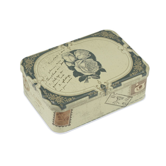 Rectangular Hinged Storage Tin - Ld Packagingmall
