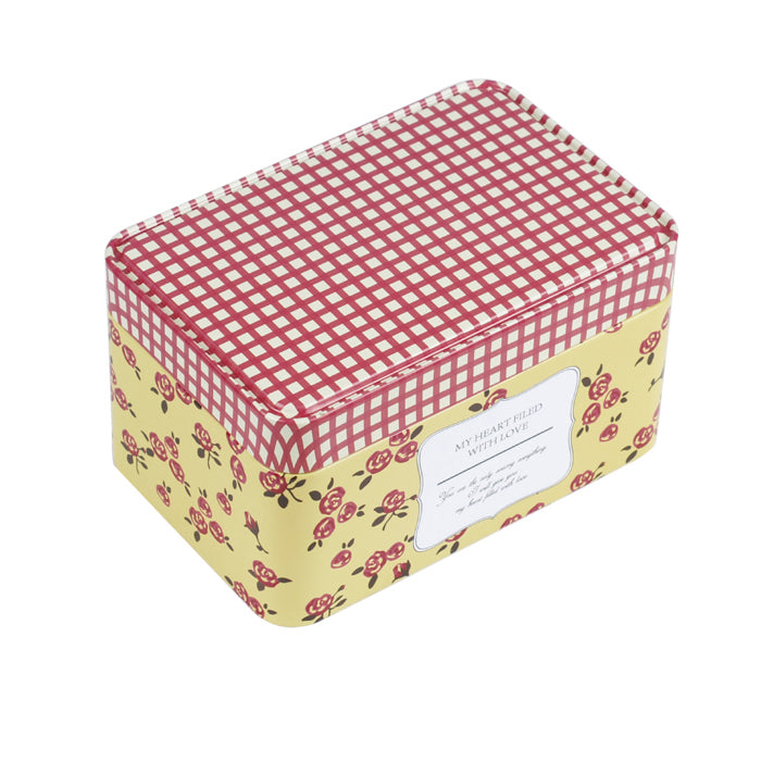 Rectangular Solid Lid Storage Tin - Ld Packagingmall