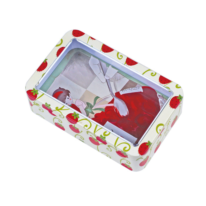Rectangular Solid Lid With Window Christmas Gifts Storage Tin - Ld Packagingmall