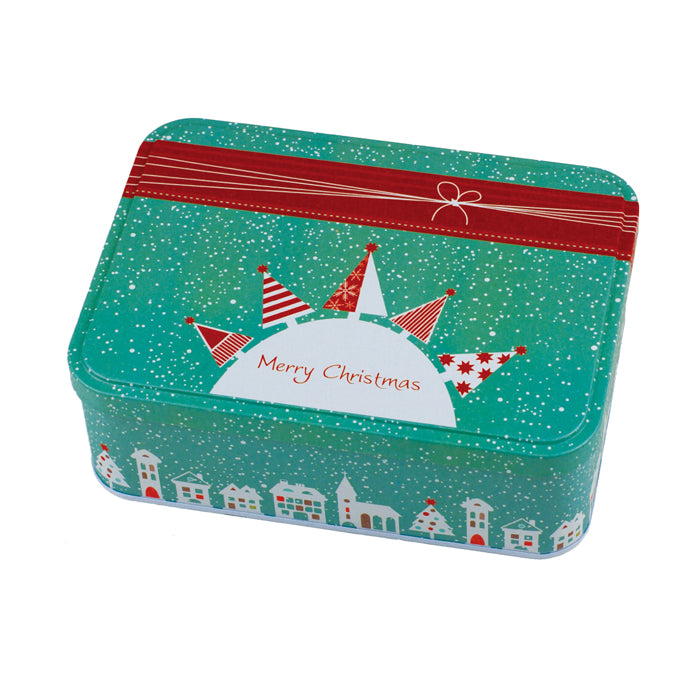 Rectangular Step Lid Christmas Gifts Storage Tin - Ld Packagingmall