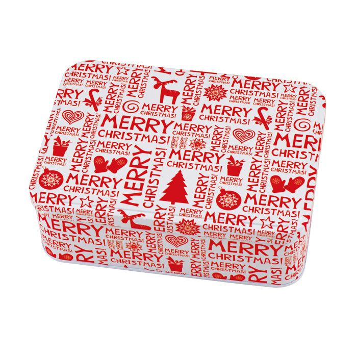 Rectangular Step Lid Christmas Gifts Storage Tin - Ld Packagingmall