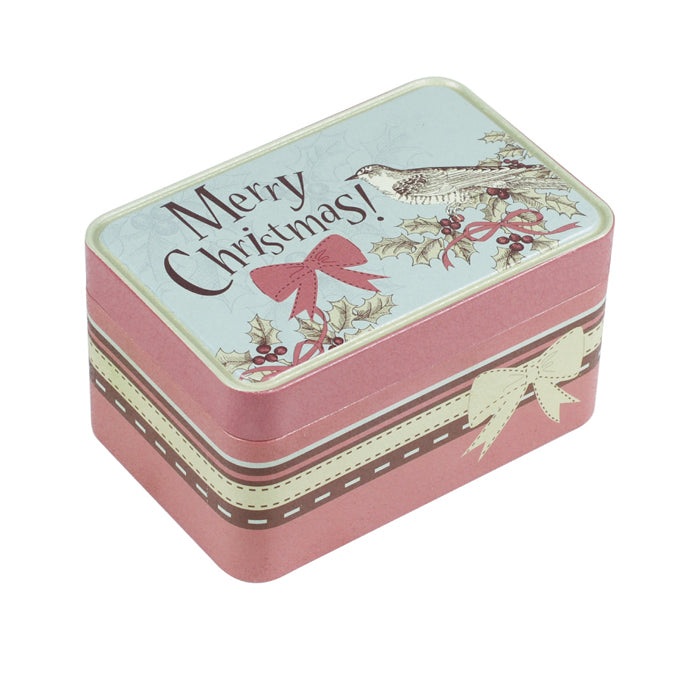 Rectangular Step Lid Christmas Gifts Storage Tin - Ld Packagingmall