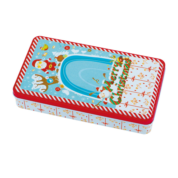 Deep Rectangular Step Lid  Christmas Gifts Storage Tin - Ld Packagingmall