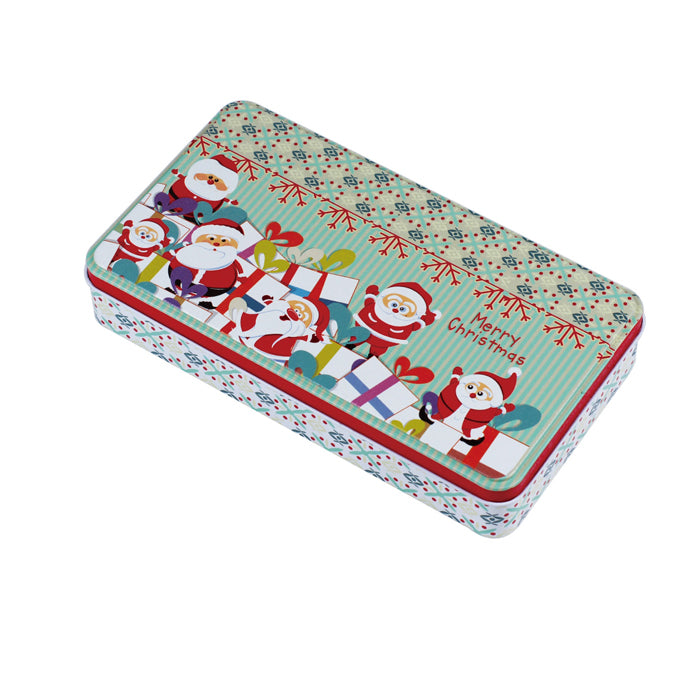 Rectangular Step Lid Christmas Gifts Storage Tin - Ld Packagingmall