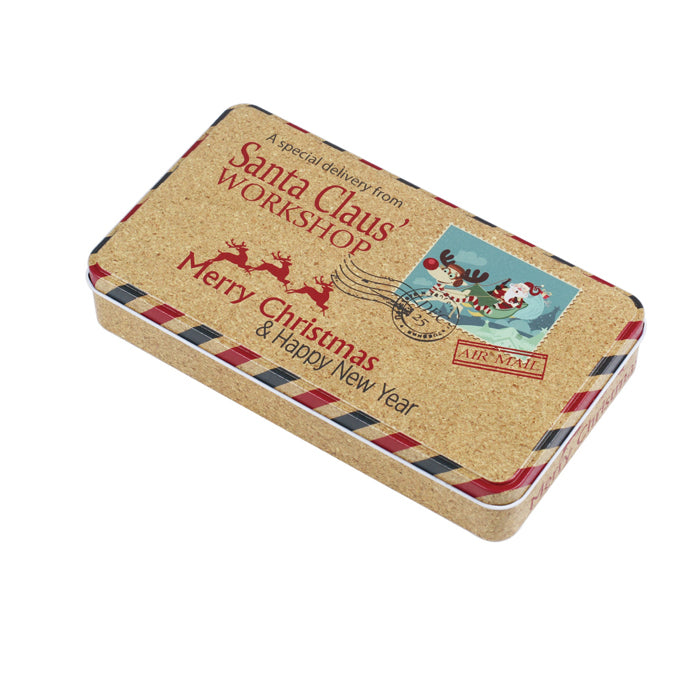 Rectangular Step Lid Christmas Gifts Storage Tin - Ld Packagingmall
