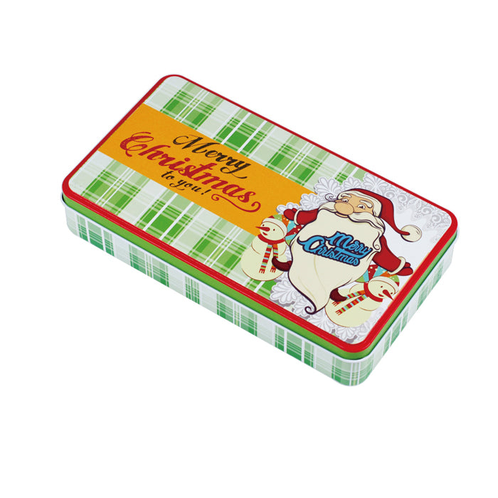 Rectangular Step Lid Christmas Gifts Storage Tin - Ld Packagingmall