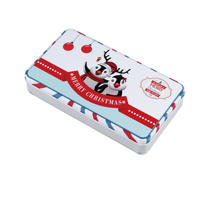 Rectangular Step Lid Christmas Gifts Storage Tin - Ld Packagingmall