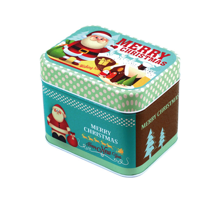 Rectangular Step Lid Christmas Gifts Storage Tin - Ld Packagingmall
