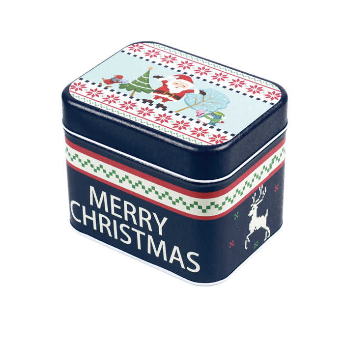 Rectangular Step Lid Christmas Gifts Storage Tin - Ld Packagingmall