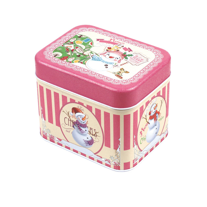 Rectangular Step Lid Christmas Gifts Storage Tin - Ld Packagingmall