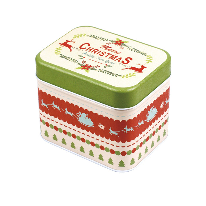 Rectangular Step Lid Christmas Gifts Storage Tin - Ld Packagingmall