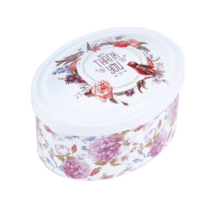Oval Step Lid Storage Tin - Ld Packagingmall