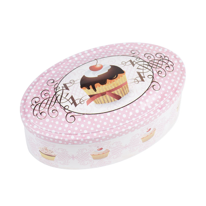 Oval Step Lid Storage Tin - Ld Packagingmall