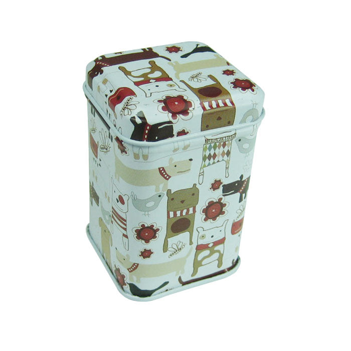 Square Step Lid Storage Tin - Ld Packagingmall