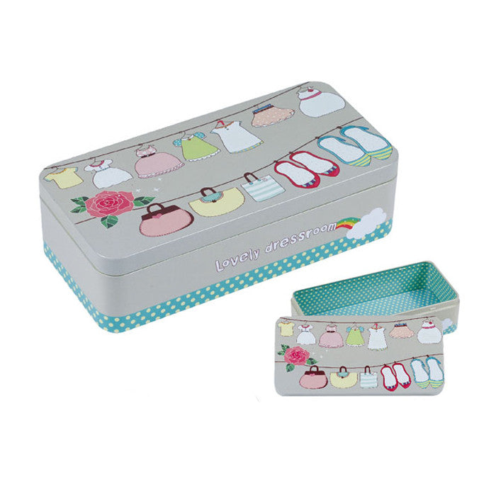 Rectangular Solid Lid Storage Tin with inside print - Ld Packagingmall