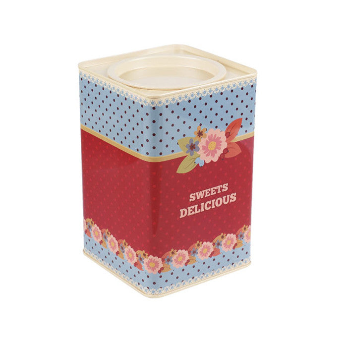 Square Lever Lid Storage Tin - Ld Packagingmall