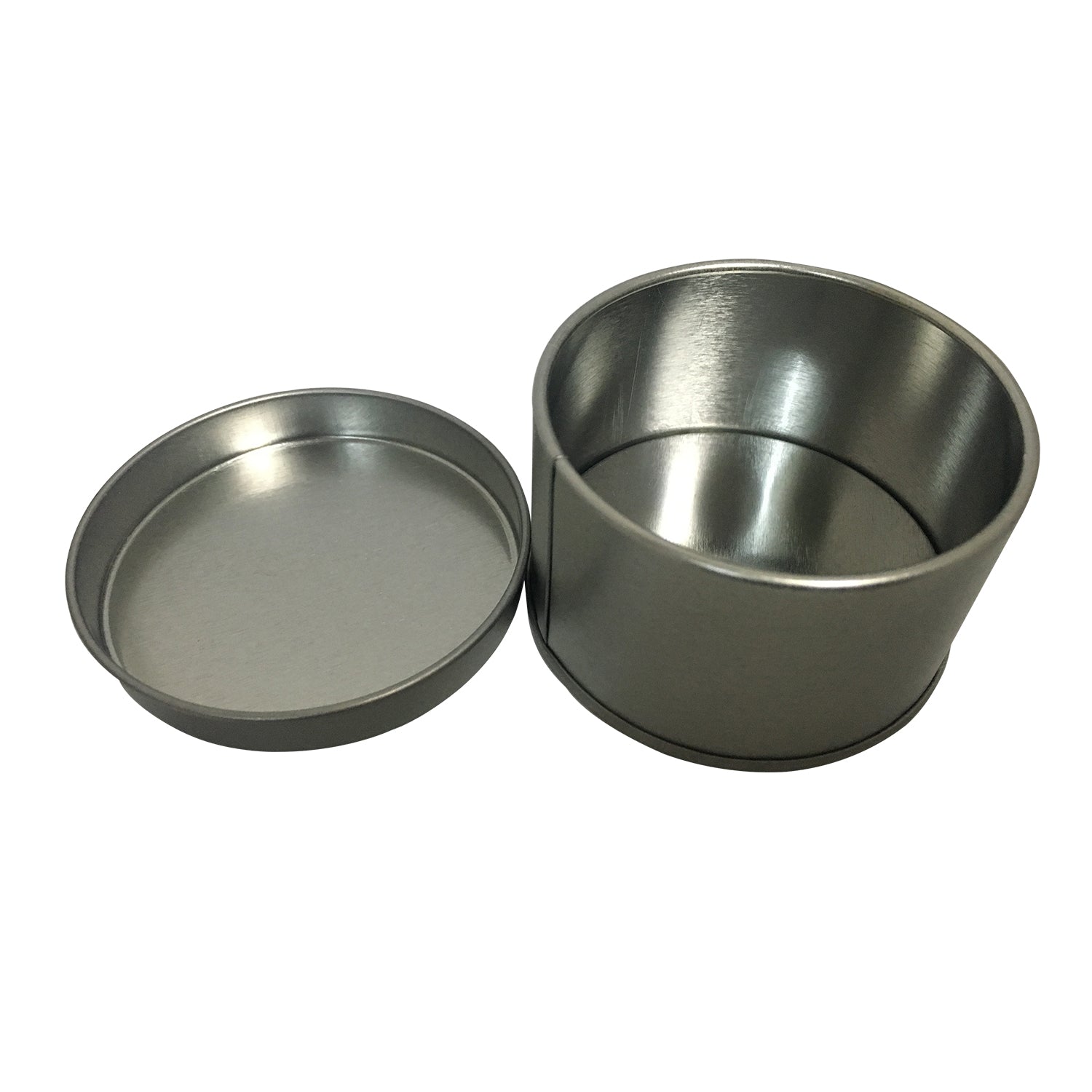 Round Tin With Solid/Window Slip Lid Sample