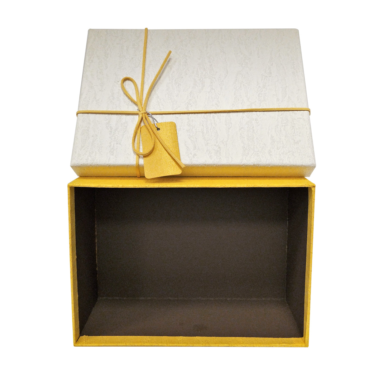 Luxury Rigid Rectangular Gift box with Bow and Tag - Ld Packagingmall