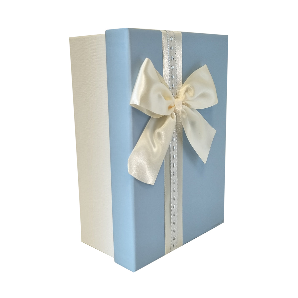 Luxury Rigid Rectangular Gift Box with Ribbon and Bow- Set of 3 - Ld Packagingmall