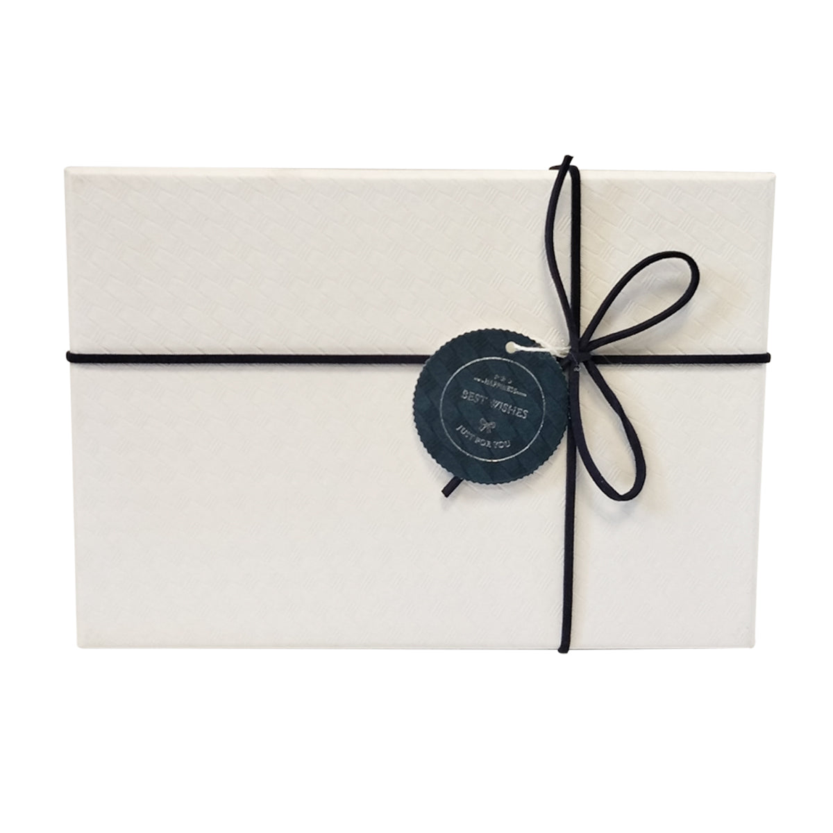 Luxury Rigid Rectangular Gift Box with Bow and Tag - Set of 3 - Ld Packagingmall