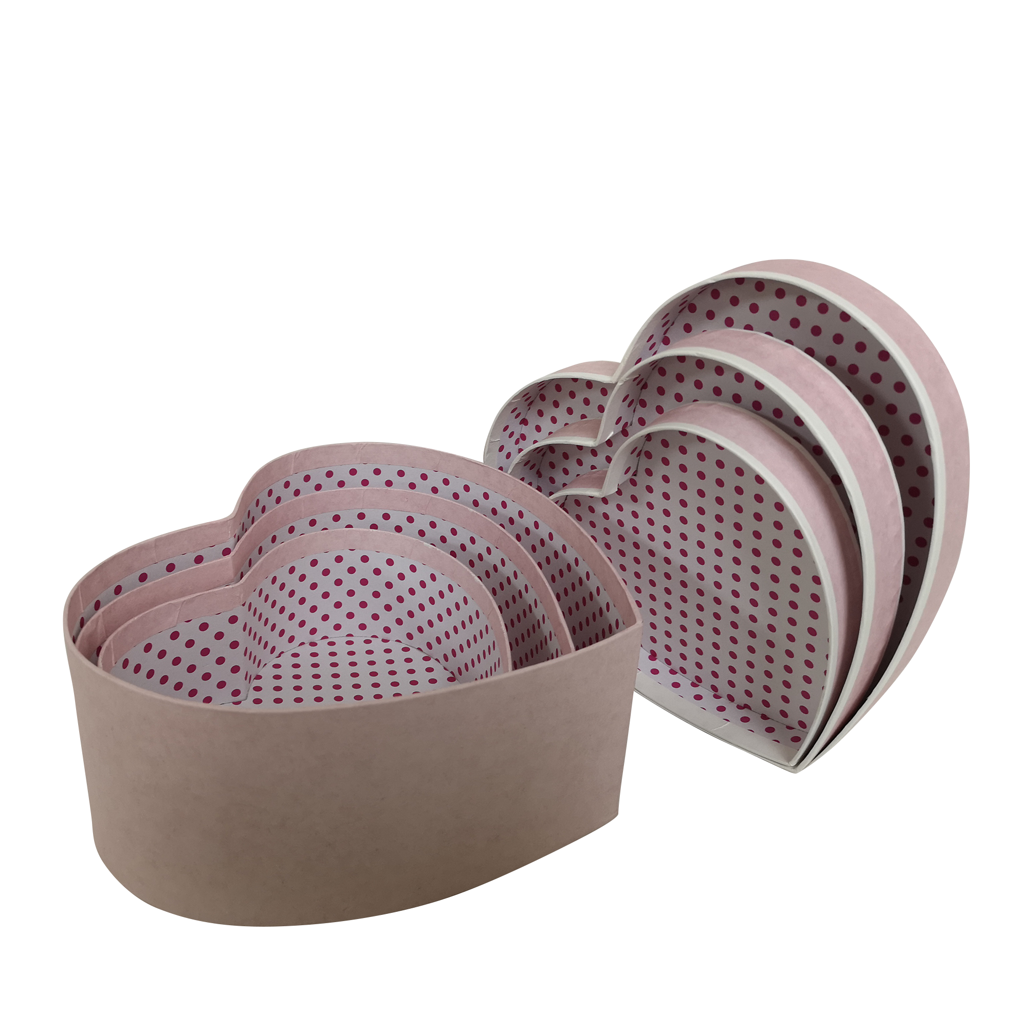 Heart Shape Rigid Hearts Confetti Gift Box