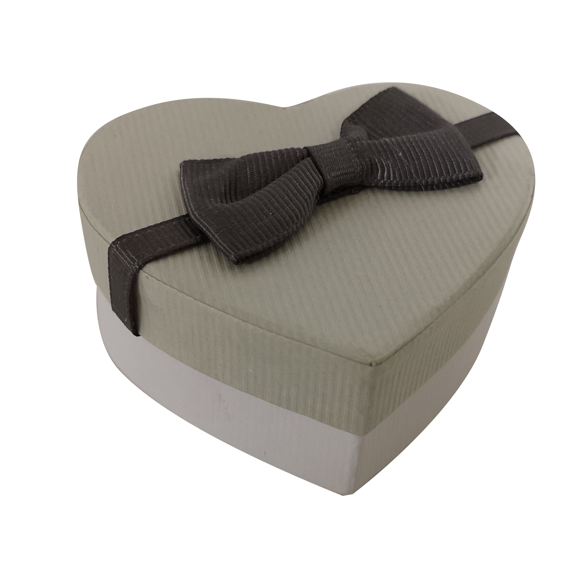 Mini Rigid Hearts Gift Box With Ribbon & Bow