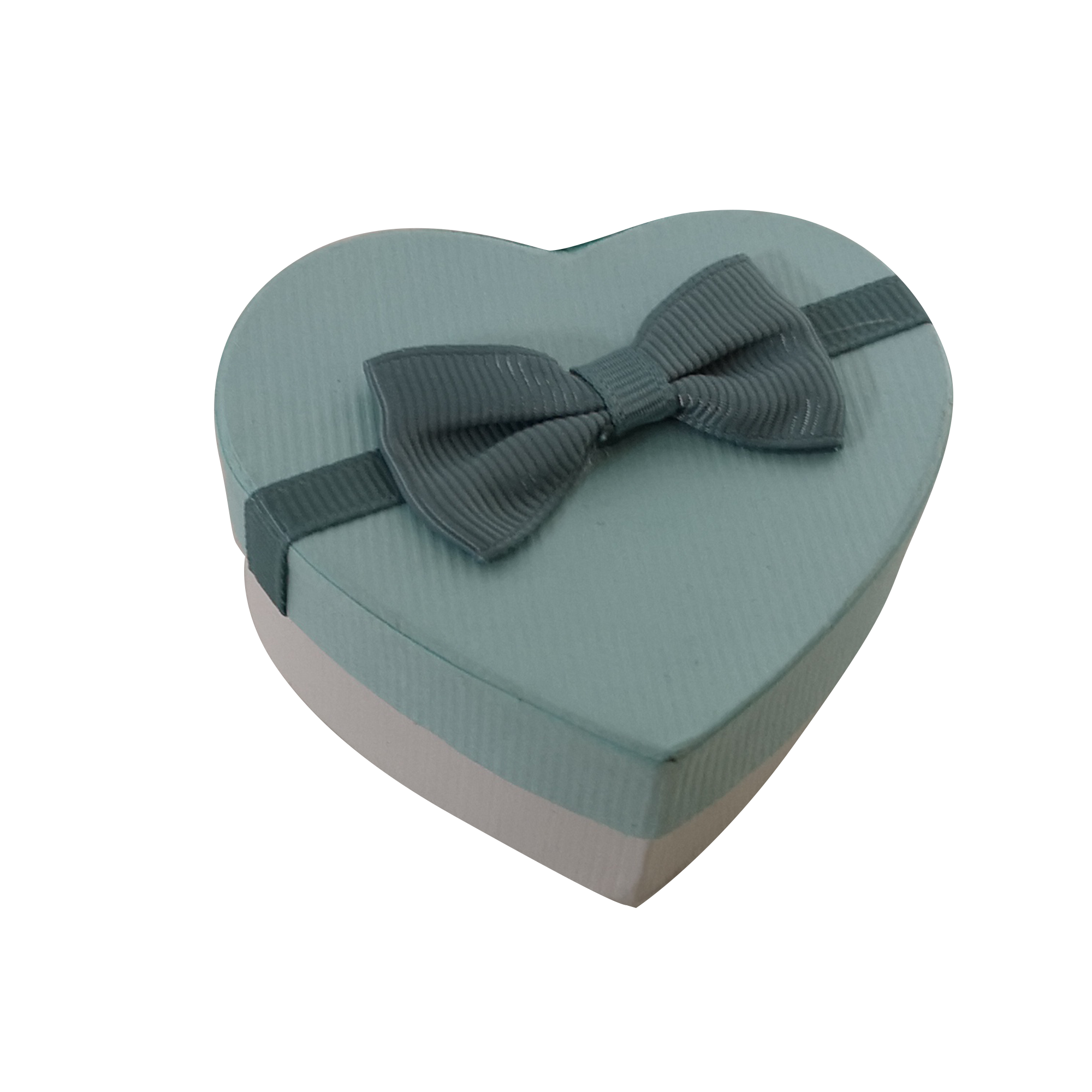 Mini Rigid Hearts Gift Box With Ribbon & Bow