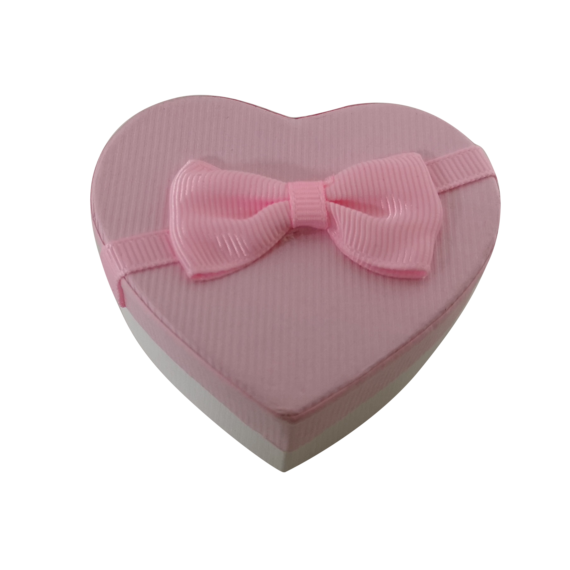 Mini Rigid Hearts Gift Box With Ribbon & Bow