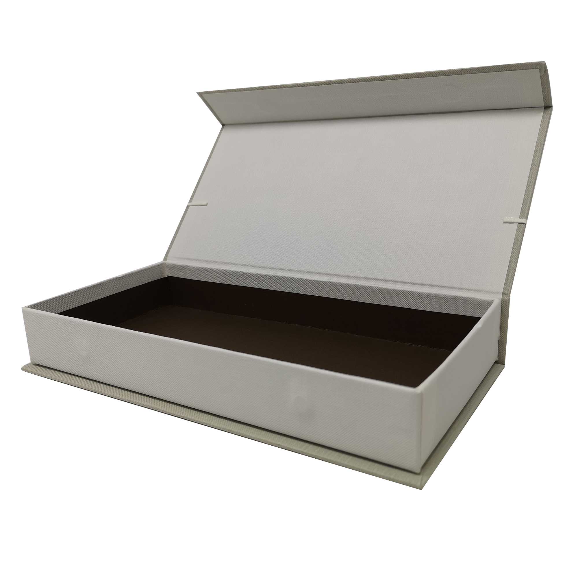 Rechteckige, starre magnetische Geschenkbox mit Band und Schleife