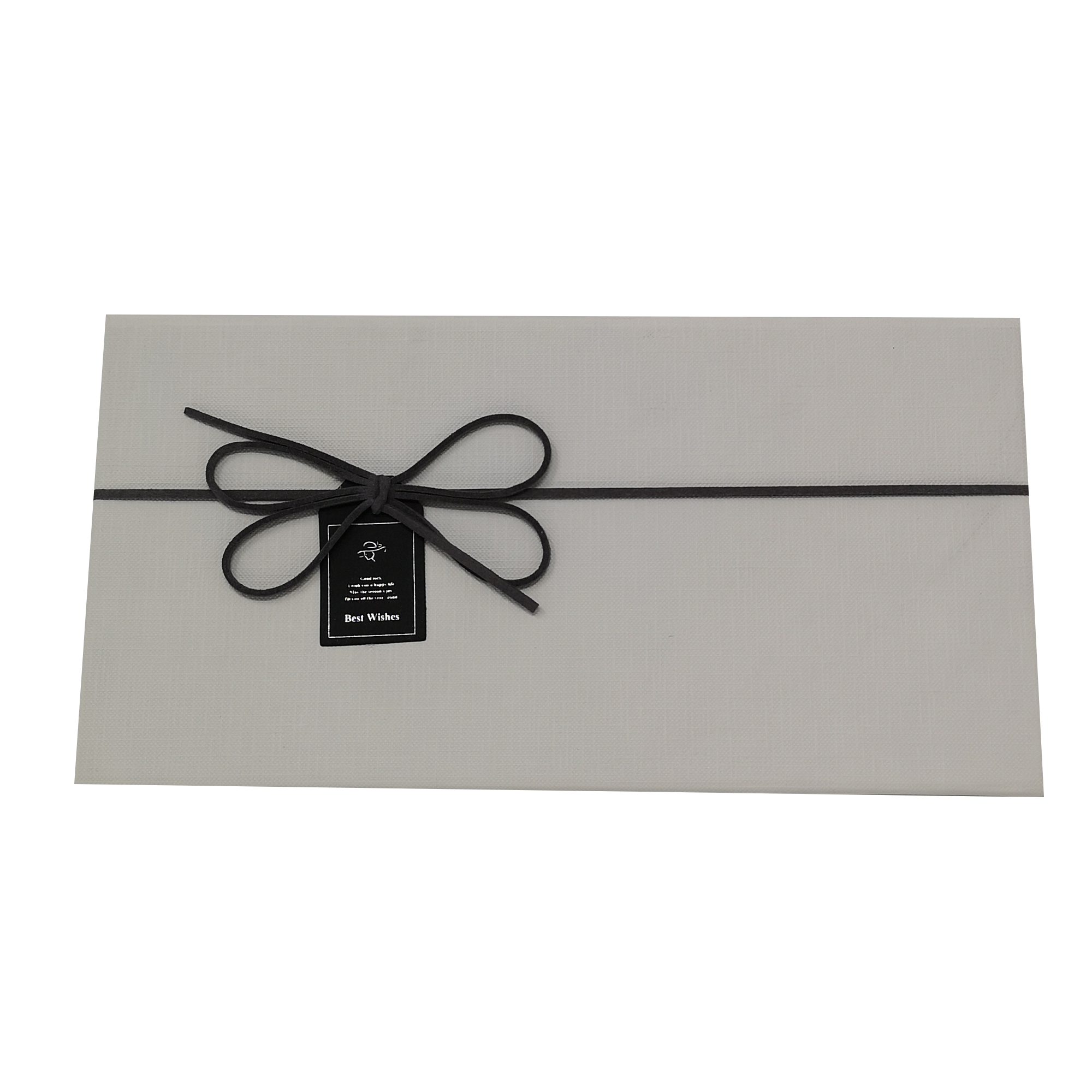 Rechteckige, starre magnetische Geschenkbox mit Band und Schleife