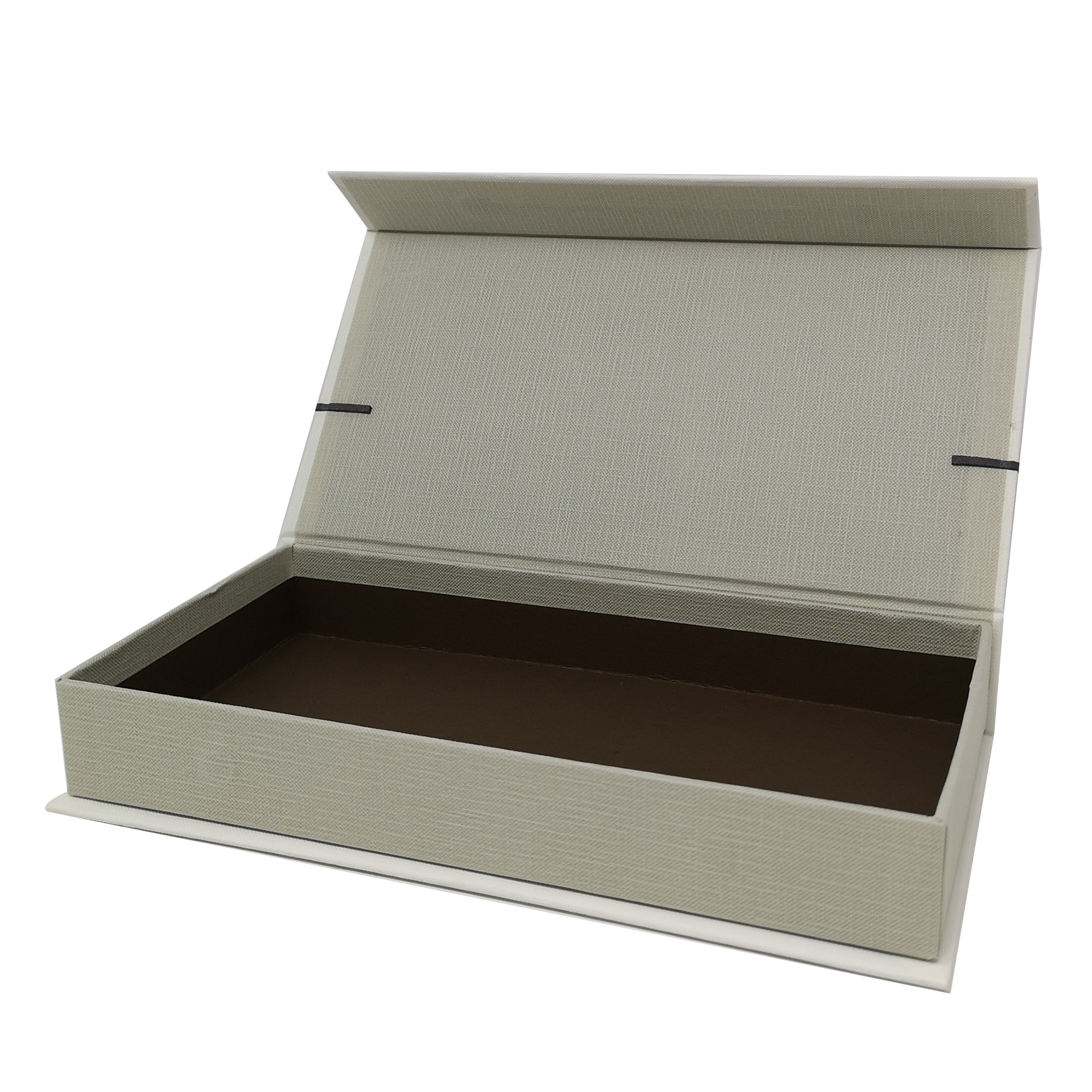 Rechteckige, starre magnetische Geschenkbox mit Band und Schleife