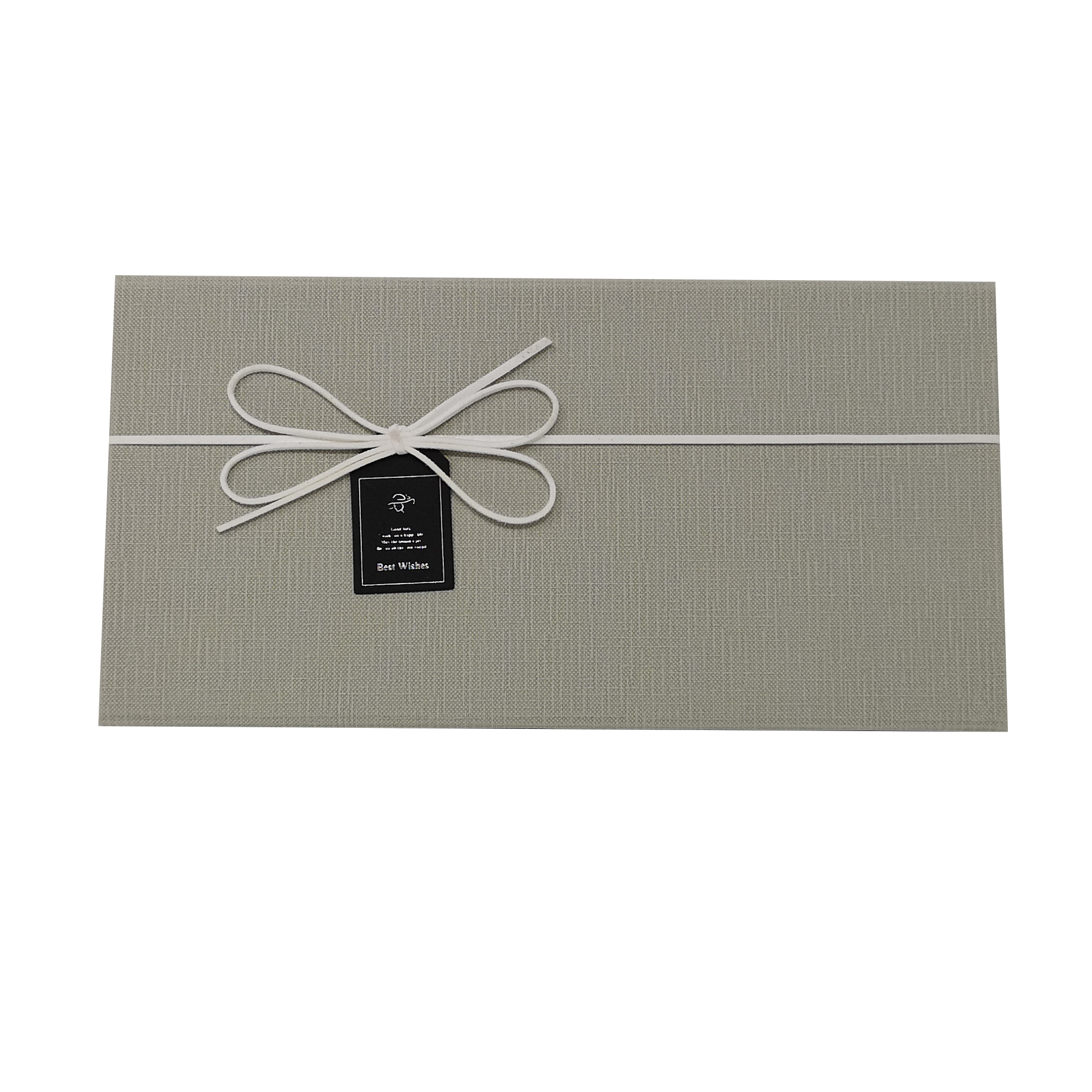 Rechteckige, starre magnetische Geschenkbox mit Band und Schleife